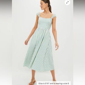 Blue Gingham Seersucker Amy Dress tuckernuck